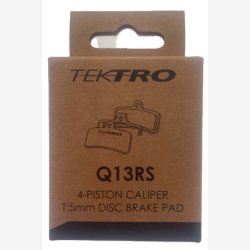 Tektro skivebremseklodser Q13RSN 5 mm 4-stempel metalkeramisk harpiks