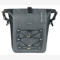 Cykeltaske Basil Navigator Storm M MIK 12 15L 14 x 25 x 36 cm - sort