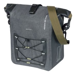 Cykeltaske Basil Navigator Storm M MIK 12 15L 14 x 25 x 36 cm - sort