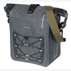 Cykeltaske Basil Navigator Storm M MIK 12 15L 14 x 25 x 36 cm - sort