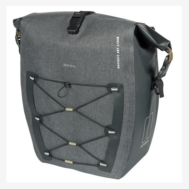 Cykeltaske Basil Navigator Storm L MIK 25 31L 15 x 27 x 41 cm sort