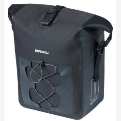 Cykeltaske Basil Navigator Vandtt M MIK 12 15L 17 x 28 x 34 cm sort