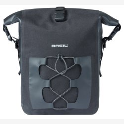 Cykeltaske Basil Navigator Vandtt M MIK 12 15L 17 x 28 x 34 cm sort