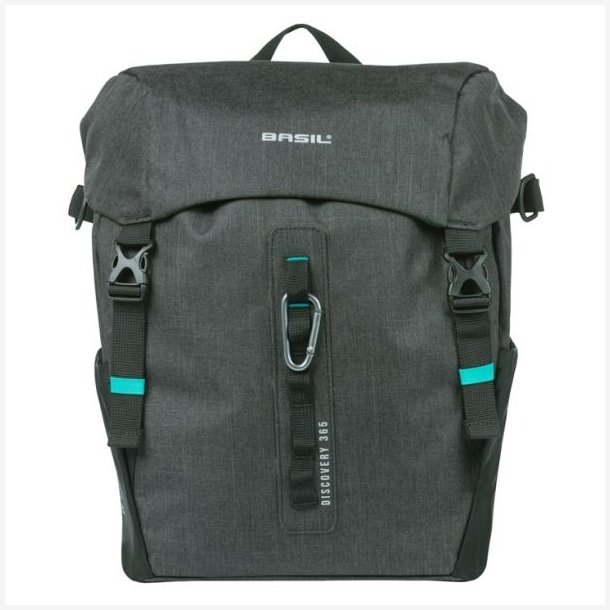 Cykeltaske Basil Discovery 365D L MIK 20L 15 x 23 x 35 cm sort/gr�