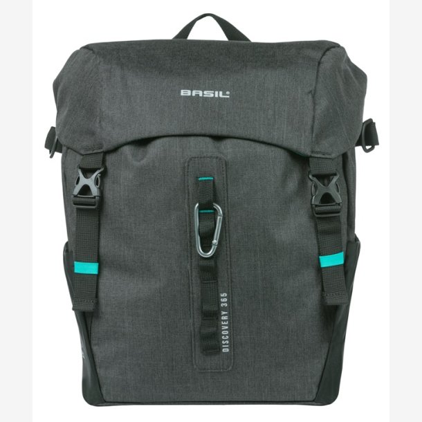 Cykeltaske Basil Discovery 365D L MIK 20L 15 x 23 x 35 cm sort