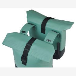 Dobbelt cykeltaske Basil Cove 28-32L 14 x 29 x 36 cm - grn/sort