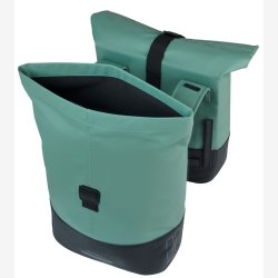 Dobbelt cykeltaske Basil Cove 28-32L 14 x 29 x 36 cm - grn/sort