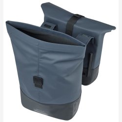 Dobbelt cykeltaske Basil Cove 28-32L 14 x 29 x 36 cm - bl/sort