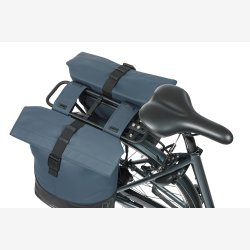 Dobbelt cykeltaske Basil Cove 28-32L 14 x 29 x 36 cm - bl/sort