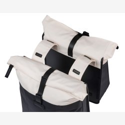 Dobbelt cykeltaske Basil Vive 28 35L 14 x 30 x 38 cm hvid/sort