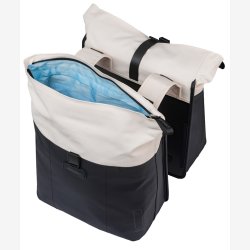 Dobbelt cykeltaske Basil Vive 28 35L 14 x 30 x 38 cm hvid/sort