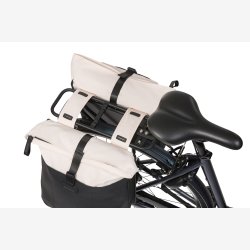 Dobbelt cykeltaske Basil Vive 28 35L 14 x 30 x 38 cm hvid/sort