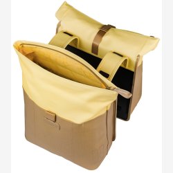 Dobbelt cykeltaske Basil Vive 28 35L 14 x 30 x 38 cm sand/gul