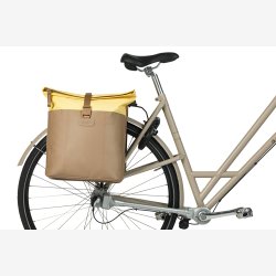 Dobbelt cykeltaske Basil Vive 28 35L 14 x 30 x 38 cm sand/gul