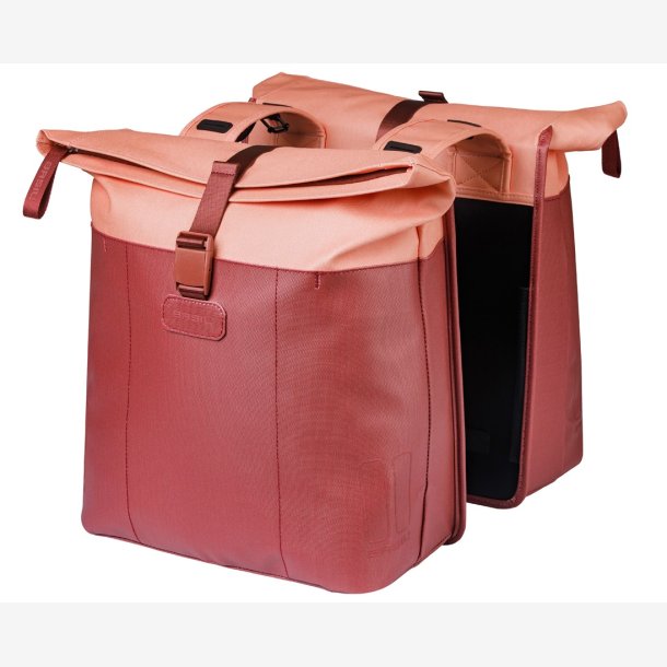 Dobbelt cykeltaske Basil Vive 28 35L 14 x 30 x 38 cm bordeaux/pink