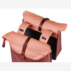 Dobbelt cykeltaske Basil Vive 28 35L 14 x 30 x 38 cm bordeaux/pink