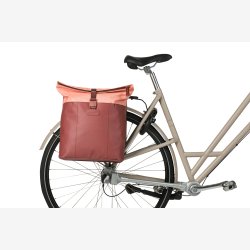 Dobbelt cykeltaske Basil Vive 28 35L 14 x 30 x 38 cm bordeaux/pink