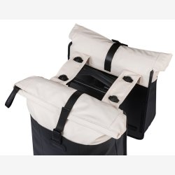 Dobbelt cykeltaske Basil Vive MIK 28 35L 14 x 30 x 38 cm hvid/sort