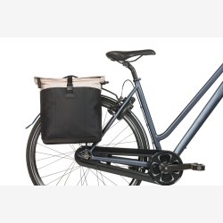 Dobbelt cykeltaske Basil Vive MIK 28 35L 14 x 30 x 38 cm hvid/sort