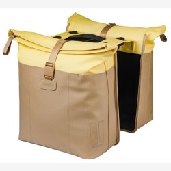 Dobbelt cykeltaske Basil Vive MIK 28 35L 14 x 30 x 38 cm sand/gul