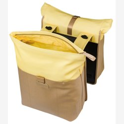 Dobbelt cykeltaske Basil Vive MIK 28 35L 14 x 30 x 38 cm sand/gul