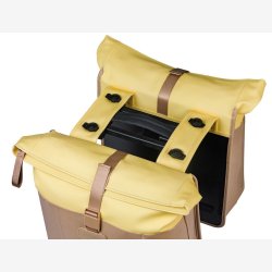 Dobbelt cykeltaske Basil Vive MIK 28 35L 14 x 30 x 38 cm sand/gul