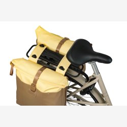 Dobbelt cykeltaske Basil Vive MIK 28 35L 14 x 30 x 38 cm sand/gul