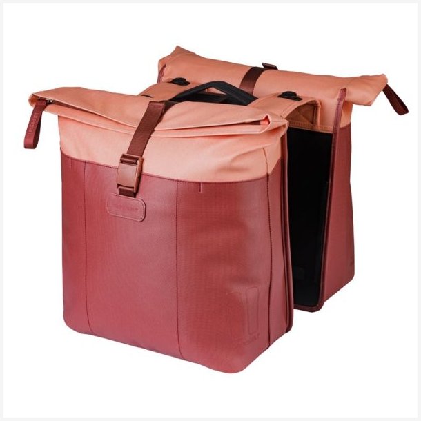 Dobbelt cykeltaske Basil Vive MIK 28-35L 14 x 30 x 38 cm - r�d