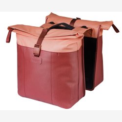 Dobbelt cykeltaske Basil Vive MIK 28 35L 14 x 30 x 38 cm bordeaux/pink
