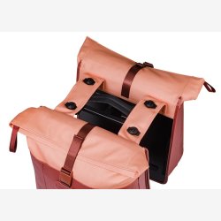 Dobbelt cykeltaske Basil Vive MIK 28 35L 14 x 30 x 38 cm bordeaux/pink