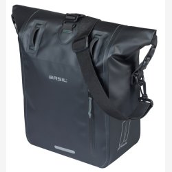 Cykeltaske Basil Rivo M presenning MIK 12 15L 14 &times; 25 &times; 38 cm sort