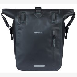 Cykeltaske Basil Rivo M presenning MIK 12 15L 14 &times; 25 &times; 38 cm sort