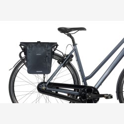 Cykeltaske Basil Rivo M presenning MIK 12 15L 14 &times; 25 &times; 38 cm sort