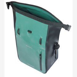 Cykeltaske Basil Rivo M presenning MIK 12 15L 14 &times; 25 &times; 38 cm grn/sort