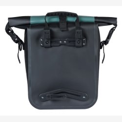 Cykeltaske Basil Rivo M presenning MIK 12 15L 14 &times; 25 &times; 38 cm grn/sort