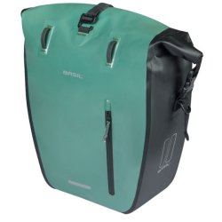 Cykeltaske Basil Rivo L tarpaulin MIK 25-31L 14 x 28 x 43 cm gr�n/sort