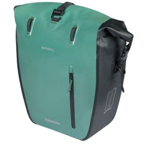 Cykeltaske Basil Rivo L tarpaulin MIK 25-31L 14 x 28 x 43 cm gr�n/sort
