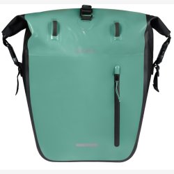 Enkelt cykeltaske Basil Rivo L presenning MIK 25 31L 14 x 28 x 43 cm grn/sort
