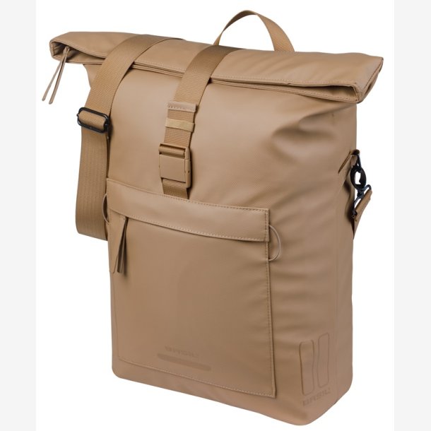 Cykelskuldertaske Basil Brooklyn MIK 17L 14 x 32 x 40 cm sand