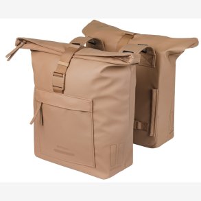 Dobbelt cykeltaske Basil Brooklyn 41L 14 x 30 x 37 cm sand