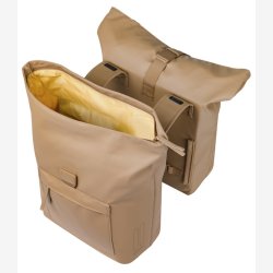 Dobbelt cykeltaske Basil Brooklyn 41L 14 x 30 x 37 cm sand