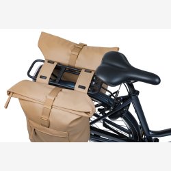 Dobbelt cykeltaske Basil Brooklyn 41L 14 x 30 x 37 cm sand