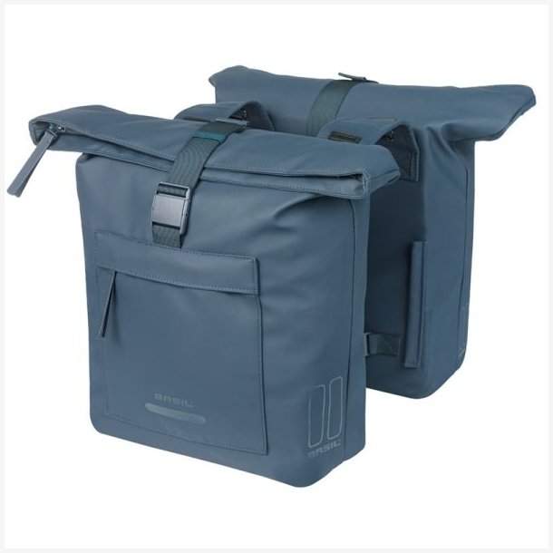 Dobbelt cykeltaske Basil Brooklyn 41L 14 x 30 x 37 cm - bl�