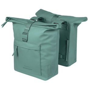 Dobbelt cykeltaske Basil Brooklyn 41L 14 x 30 x 37 cm - gr�n