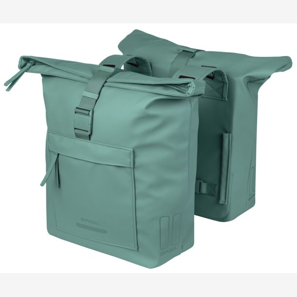 Dobbelt cykeltaske Basil Brooklyn 41L 14 x 30 x 37 cm grn