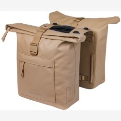 Dobbelt cykeltaske Basil Brooklyn MIK 41L 14 x 30 x 37 cm sand