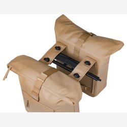 Dobbelt cykeltaske Basil Brooklyn MIK 41L 14 x 30 x 37 cm sand