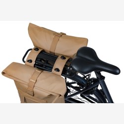 Dobbelt cykeltaske Basil Brooklyn MIK 41L 14 x 30 x 37 cm sand