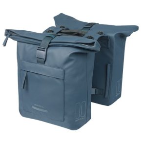 Dobbelt cykeltaske Basil Brooklyn MIK 41L 14 x 30 x 37 cm - bl�