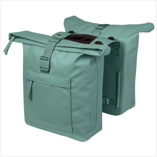 Dobbelt taske Basil Brooklyn MIK 41L 14 x 30 x 37 cm - gr�n